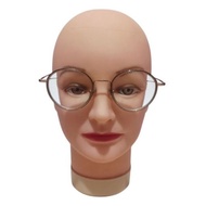 1573 - John Jacobs Pro Titanium JJ E13720 Half Round Frame Gold Color Glasses