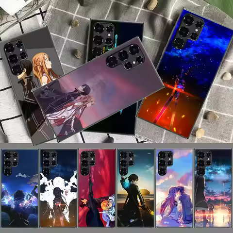 Sword Art Online SAO Anime Cases Phone Case for Samsung Galaxy S26 Ultra S25 Edge S24 S23 FE S21 Plu