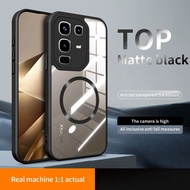 Case For Infinix Note 50 Pro 50S 50X CD Pattern Magnetic Coil Transparent Hard Phone Cover