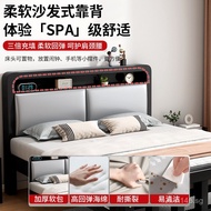 Iron Bed Frame Tatami Single Bed Frame Reinforced Rental Iron Frame Iron Bed Home Double Bed Thicken