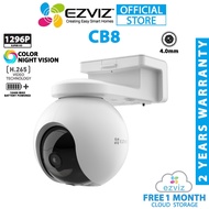 Ezviz CB8 2K 3MP 1296P Rechargeable Battery Powered Pan & Tilt Wi-Fi Weatherproof Security CCTV Came