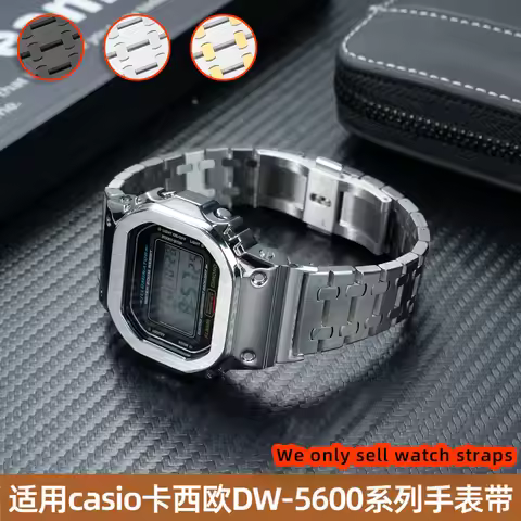 For Casio G-shock DW5600 Gwm5610 Stainless Steel Men Watch Strap 5600 5610 Ga110 Ga-700 GA-900 Metal