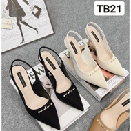 High heels (min) brand long soft velvet pointed heel 8p k96