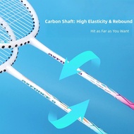 Beste seller  Explosions Genuine Thunder 9 Badminton Racket Adult Double Racket Set Carbon Fiber Fea
