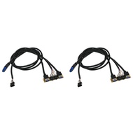 60cm Front Case Panel USB3.0+USB3.0+HD Audio Jack Ports I/O Board+Internal Wire USB Bezel Line DIY C