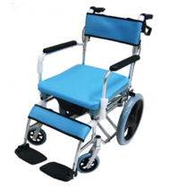 HOPKIN 3-IN-1 COMMODE SHOWER WHEELCHAIR W SEAT CUSHION