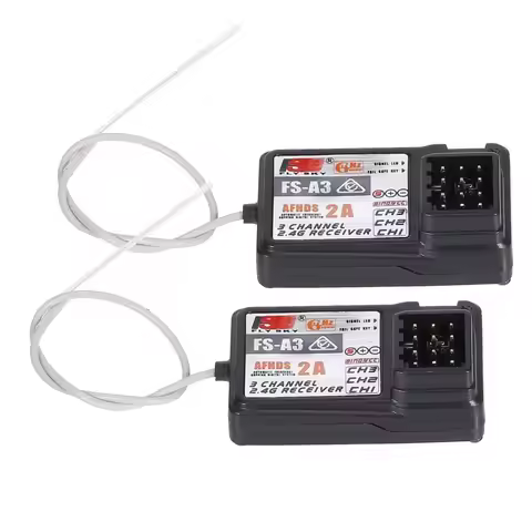 OGRC Flysky FS-A3 AFHDS2A 2.4G 3CH Receiver for GT2E GT2G Transmitter 2PCS