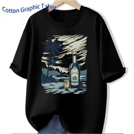 Tequila Tide Vintage Tee-Vintage White-Regular-Swatch--Model---L T Shirt T-shirts for Men Couple Gra