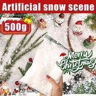 500g Artificial Snow Simulation Snow Fake Snow Christmas White Snow Decoration artificial snow