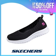 Sketchers รองเท้าผ้าใบ Go Walk 5 สำหรับผู้หญิง รองเท้าผ้าใบระบายอากาศน้ำหนักเบา SK100601