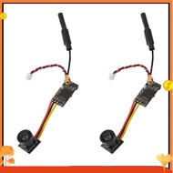 2PCS LST-S4 FPV Camera 5.8G 25MW AIO Transmitter with OSD 40CH 800TVL Micro RC Camera for Racing Dro