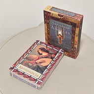10.5*7.5cm Healing with The Angels Oracle Deck in Spanish Language 44 Oracle Cards Will Help You Com