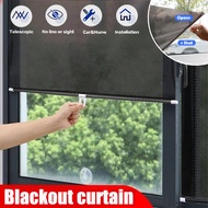 ABL Retractable Sunshade Roller Blinds Blackout Curtains For Living Room Car Bedroom Kitchen Office Anti UV Window Curtain Blinds Car Sunshade