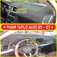 AUDI A5 A6 A7 A8 dashboard carpet with carbon leather, wood grain leather, sun protection velvet, st