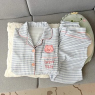 Cute Cartoon Cloud Cotton Sleepwear Set