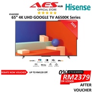 JB INSTALL Hisense 65 Inch 4K Smart TV UHD Google TV 65" Television 电视 65A6500K 65A6500H