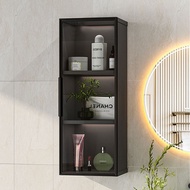 Aluminum Alloy Bathroom Cabinet25cm Small Apartment Storage Wall-Mounted Cabinet Narrow Gap Cabinet 