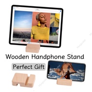 SG Seller Wooden Handphone Stand Tablet Stand / Handphone Holder /Portable Handphone Stand/ Christmas Gift