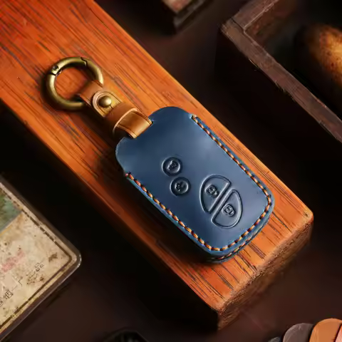 Luxury Leather Car Key Case Cover Shell Fob for Lexus GX460 RX350 ES350 IS250 GX460 LX570 IS350 GS43