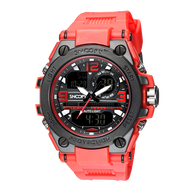 Đồng Hồ Snoopy Cho Nam Quartz Sport Quay Số Lớn Hiển Thị Thời Gian Kép Nam Đa Năng Đồng Hồ Điện Tử H