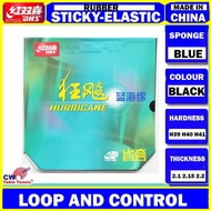 DHS Hurricane 3 NEO Provincial Version Blue Sponge Sticky-Elastic Table Tennis Rubber Ping Pong Shee