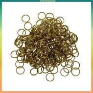 [Chiwanji1] 100pcs 12mm Split Rings Gold Brass Key Jump Chain Ring Jewelry Finding Clasp