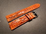全新古董真鱷魚皮錶帶 20 x 18mm（For Vintage Rolex & Tudor) - VSL04123