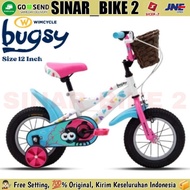 Sepeda Anak Laki- Laki &amp; Perempuan WIMCYCLE BUGSY Ukuran 12 Inch