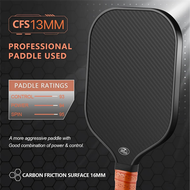 【Shop the Look】 ABHQ-16MM Pickleball Paddle 3K Carbon Fiber Surface PP Honeycomb Core Enhanced Power