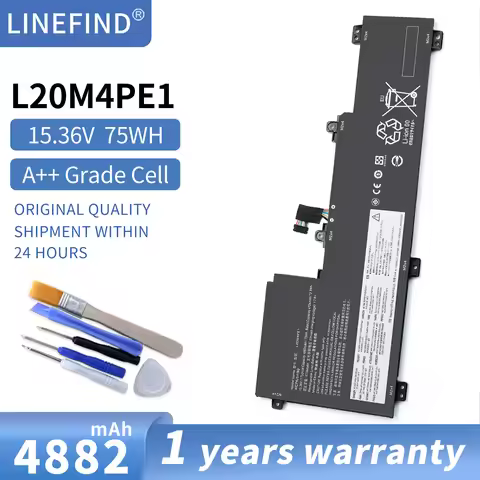 L20M4PE1 L20C4PE1 L20L4PE1 Laptop Battery For Lenovo IdeaPad 5 Pro-16ACH6 Pro-16IHU6 Creator 5-16ACH