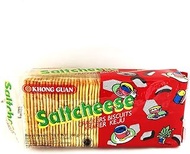 Khong Guan Salt cheese Crackers Biscuits 200 GR (Bundle of 2 units)