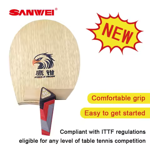 Original SANWEI Table Tennis Blade Su Style Eagle Beak SU-YS1 Penhold Racket Ping Pong Blade Profess