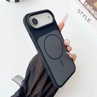 Color Splicing Liquid Silicone Magnetic Case for Magsafe iPhone 17 16 Pro Max 17Pro 16Pro ProMax I17