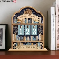 LEMONTREE Books Read Tracker, Handmade Books Read This Year Reading Tracker Signage, Creative Wooden