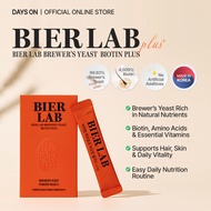 BIER LAB Brewer's Yeast Biotin Plus 4000% High Potency 4296mg German Yeast Hair Root Support 30 Stic