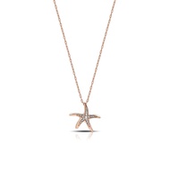Rose Gold Star Necklace - Star Rose Gold Necklace