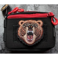 Patch vải velcro đầu thú dán ba lô nón  quần áo  túi xách