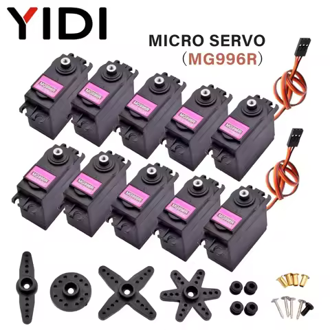 2/4pcs MG996R MG 996 Steering Rotation RC Arduino Servo Motor 180 360 Metal Gear for RC Car Truck He