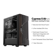 Okinos Cypress 5 AIR ATX Mid-Tower Gaming PC Case - Black