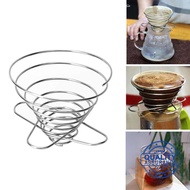 Reusable Steel Coffee Dripper Reusable Coffee Filter Baskets Coffee Dripper Paperless Permanent R0C9