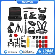 NEEWER 50 in 1 ชุดอุปกรณ์เสริมกล้องแอ็คชั่นแคม ใช้ได้กับ GoPro Hero 12 11 10 9 DJI OSMO 4 3 2 Insta3