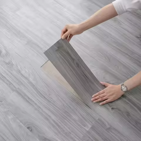 10pcs Peel off and paste vinyl floor tiles, imitation wood grain floor tiles, waterproof self-adhesi