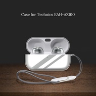 Crystal Clear Case for Panasonic Technics EAH-AZ100 Wireless Earbuds Shockproof Soft TPU Protective 