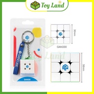 Móc Khóa Rubik 3x3 Gan330 Stickerless Rubic Gan 330 3 Tầng 3x3x3 Không Viền Đồ Chơi Lắp Ráp Xếp Hình