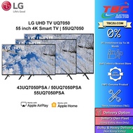 (COURIER SERVICES) LG 43, 50 &amp; 55 INCH UHD TV UQ7050 4K Smart TV 43UQ7050 Television 43UQ7050PSA 50UQ7050PSA 55UQ7050PSA