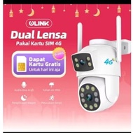V380 Outdoor Cctv Camera Dual Camera 360 Rotation Connection Already SIM Card