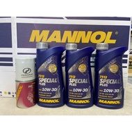 Engine oil Mannol 10w30 special plus 3litre free oil filter ori perodua+free mannol product