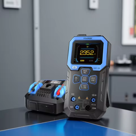 FNIRSI DMT-99 Digital Multimeter 9999 Counts Smart Professional Tester 1000V 10A True RMS Auto Range