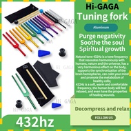 Tuning Fork Healing Meditation Relax 432HZ 432hz Golden Tuning Fork Colorful Tuning Fork