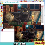 5D DIY Full Square Drill Diamond Painting Cat Kit Home Decor Art 65x45cm
